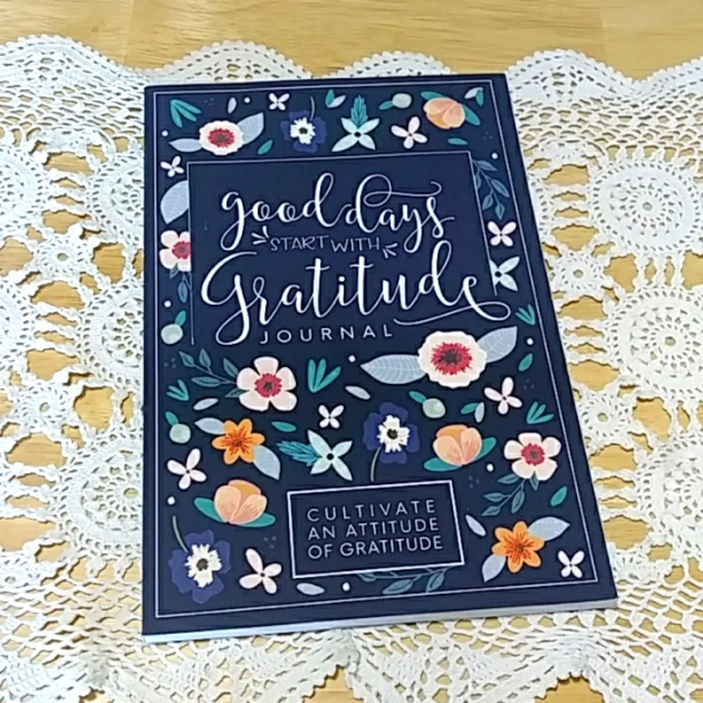 Gratitude Journal, Self-Reflection, Mental Health Journal, floral covers